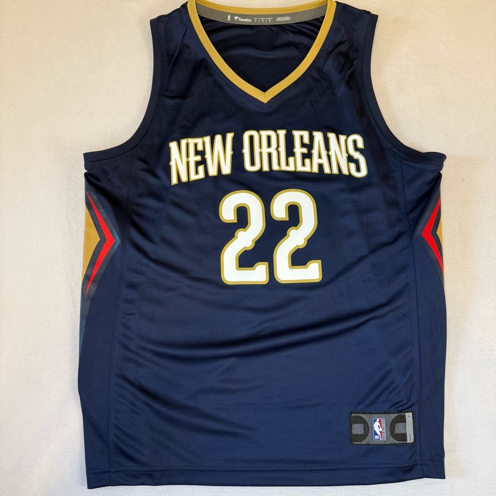 Derik Queen New‎ Orleans Pelicans Fanatics Fast Break Jersey Navy Icon Edition L